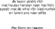 de boom strekt zich